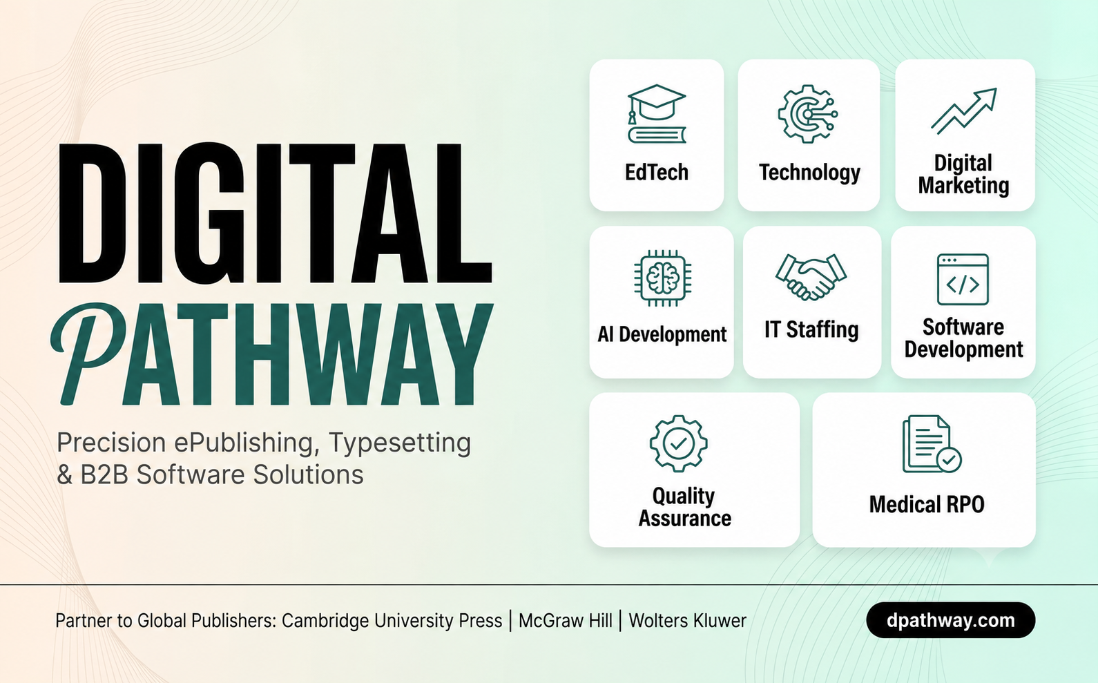Digital Pathway  —  EdTech, Technology, Digital Marketing and Medical RPO service overview